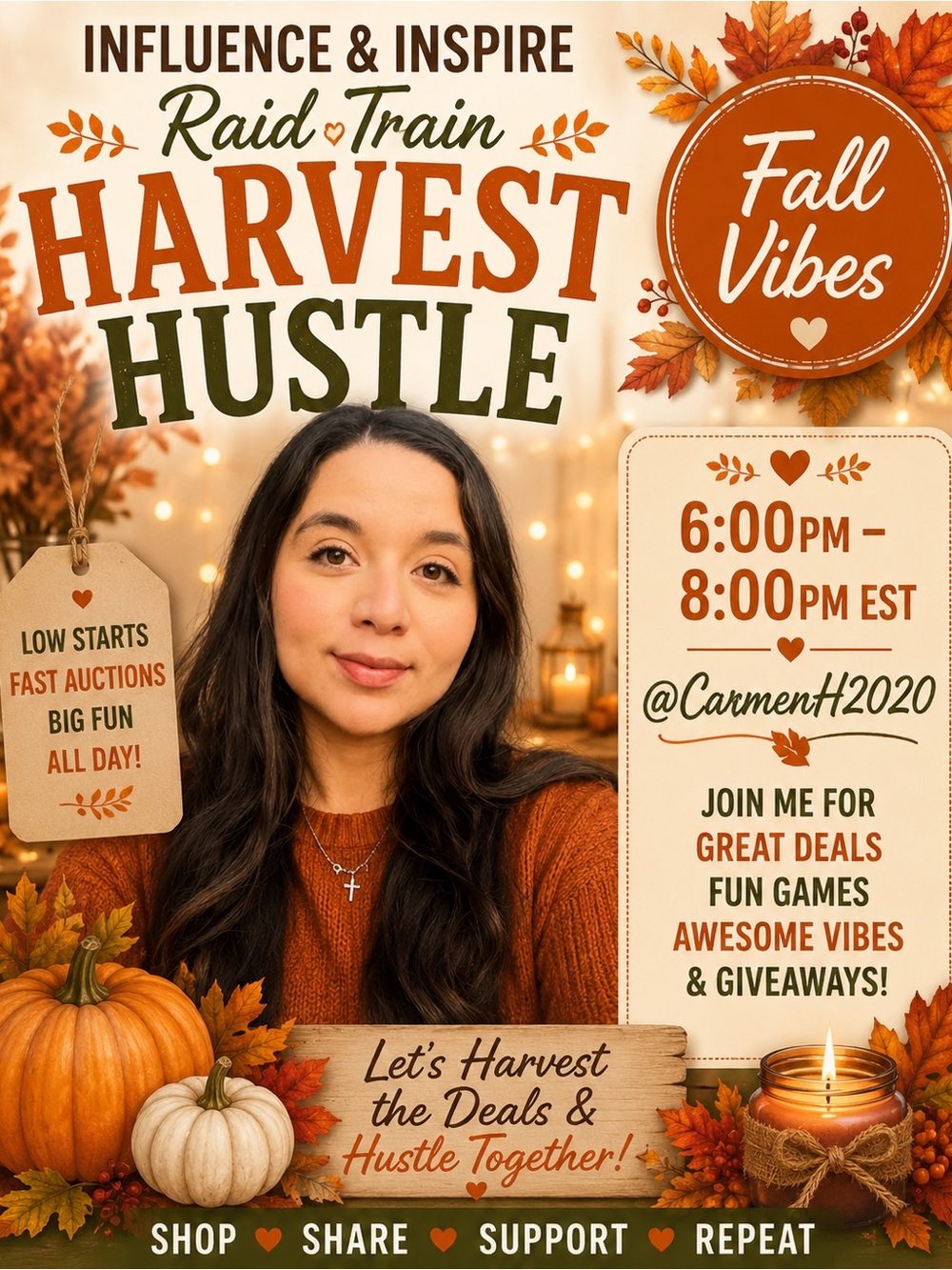 Influence & Inspire 🍁 Harvest Hustle 🍁 Raid Train! - Picture 6 of 8